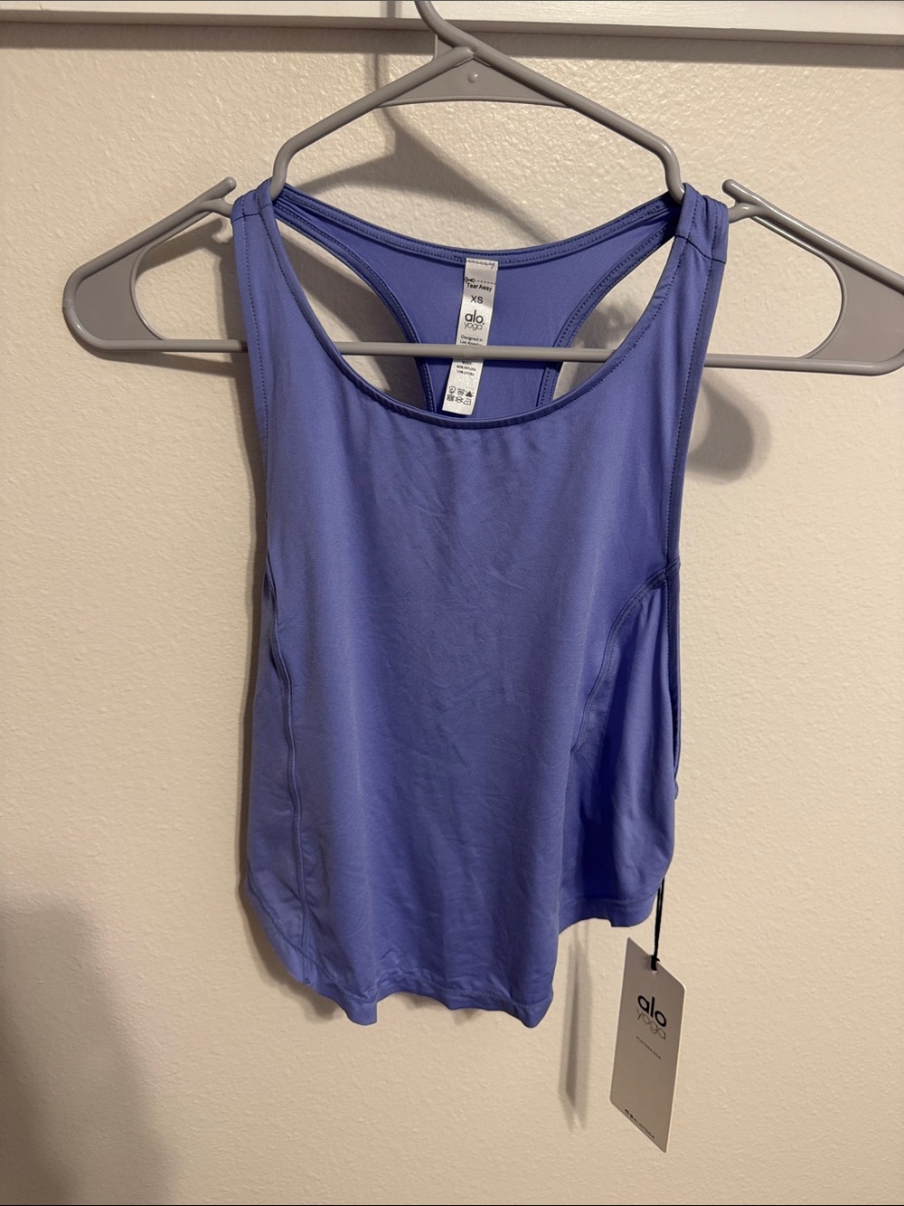 ALO Yoga Lavender Racerback Tank Top - Women's Active Layer